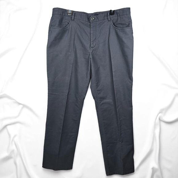 Ashworth Golf Pants Graphite Gray Casual Chino‎ Style Men Size 40x32 Comfort NWT - Picture 1 of 12